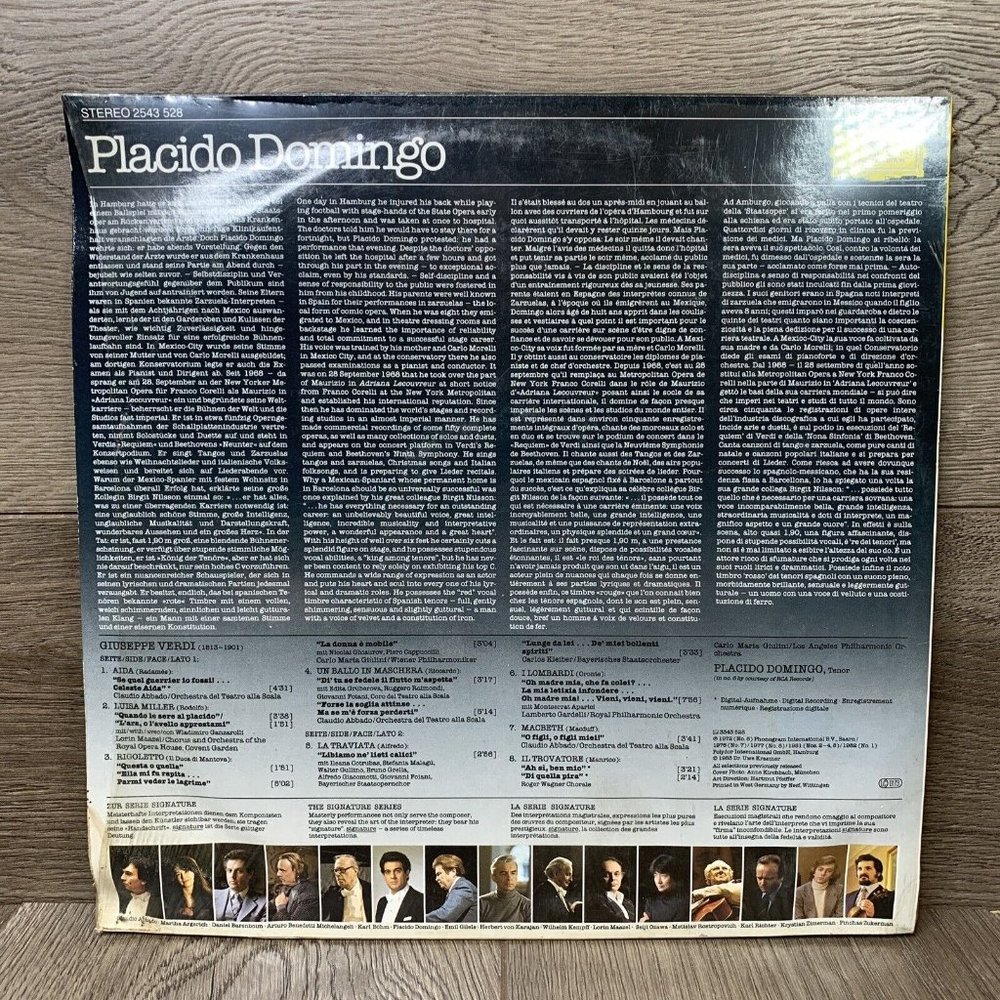 PLACIDO DOMINGO Lot Of 3 Vinyl Records - Picture 5 of 7